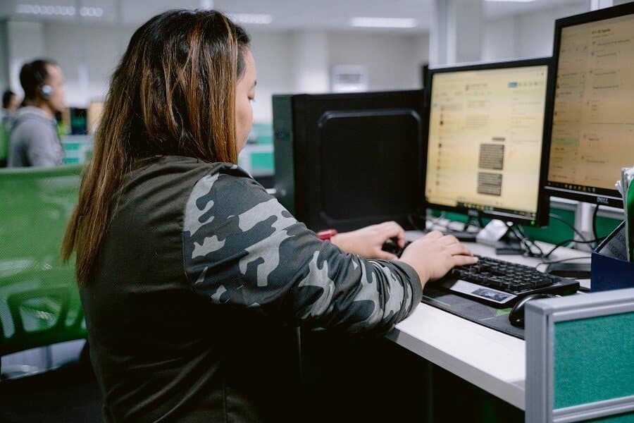 Modern workplace interior at 611 Global
